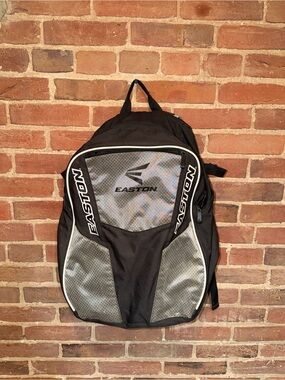 Easton Black and Gray Men's Athletic Backpack